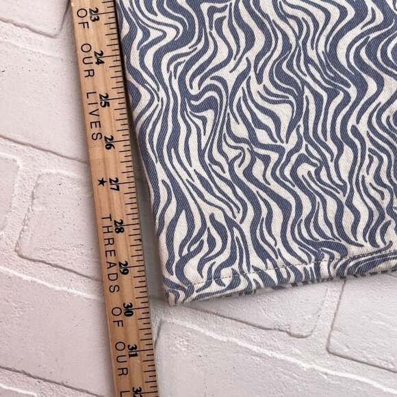 Abercrombie Fit Jeans Women 8R/29 Blue Wave‎ Waves 90s Straight Ultra High Rise - Picture 9 of 11